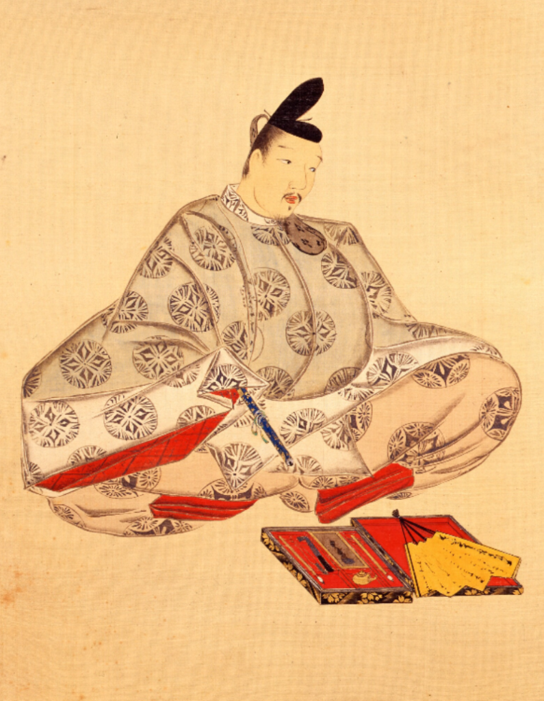 冷泉為恭筆「藤原行成」の肖像画