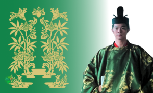 天皇陛下と許された人のみが許された、千年もつづく畏敬の文様「桐竹鳳凰麒麟文様」の描き下ろしイラスト