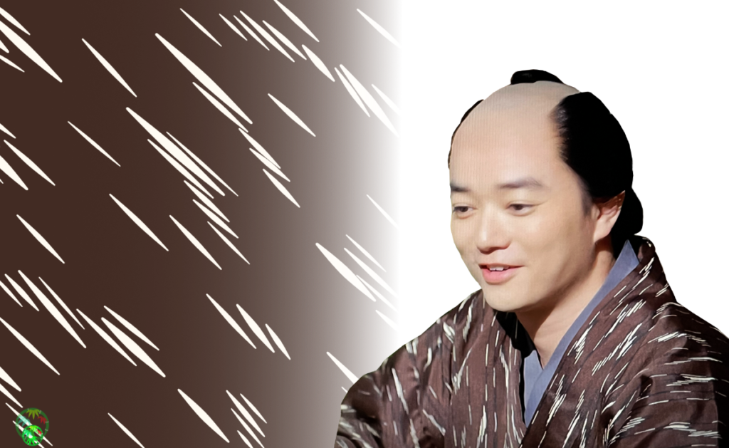 世界が驚いた浮世絵の雨の表現—— それを文様にした「雨絣文様」の描き下ろしイラスト