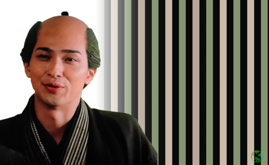 大河ドラマ“べらぼう”の主人公・蔦屋重三郎と、彼が着用していた縦縞文様
