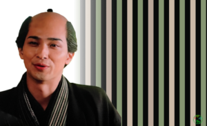 大河ドラマ“べらぼう”の主人公・蔦屋重三郎と、彼が着用していた縦縞文様