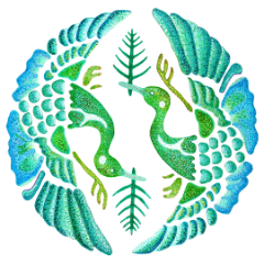 令和即位の儀式の際、皇后雅子様がお召しになった十二単の文様、松喰鶴文様