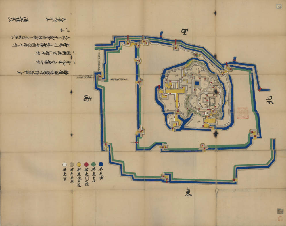 『播磨国姫路城絵図』出典:国立国会図書館デジタルコレクション
