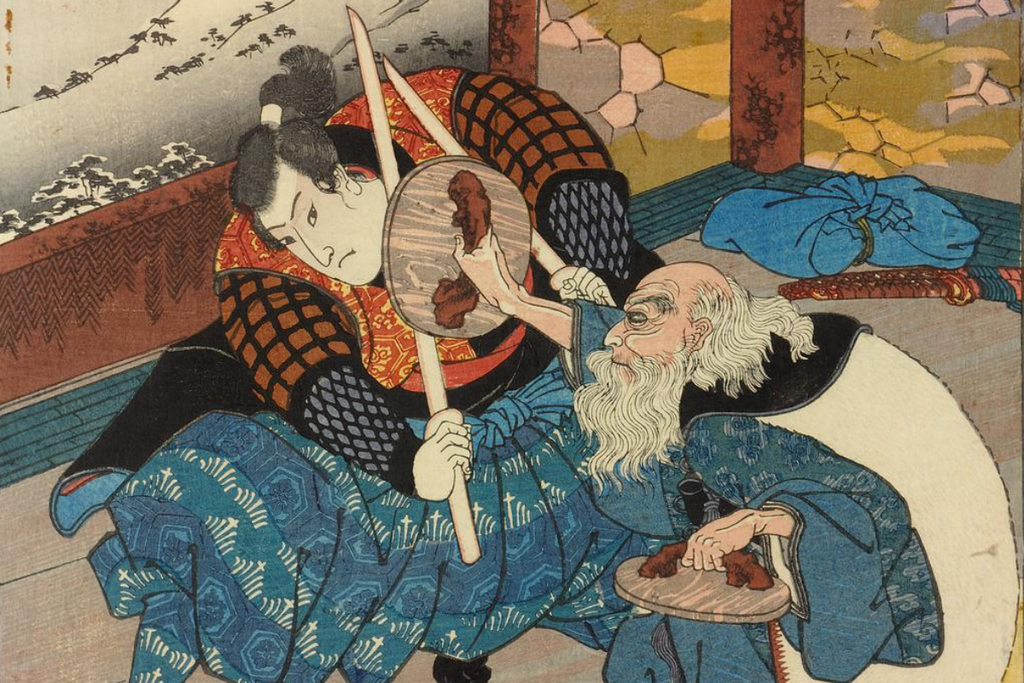 宮本武蔵 像 歌川国芳 画 出典:Wikimedia commons